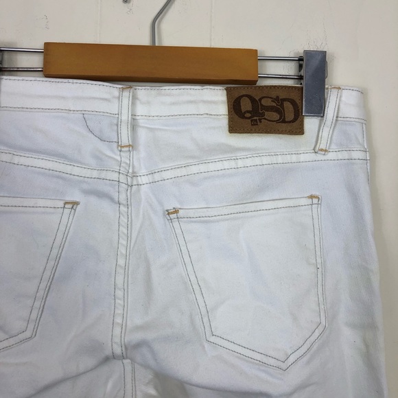 QSD White Skinny Jeans Sz 7/28 - Picture 7 of 7
